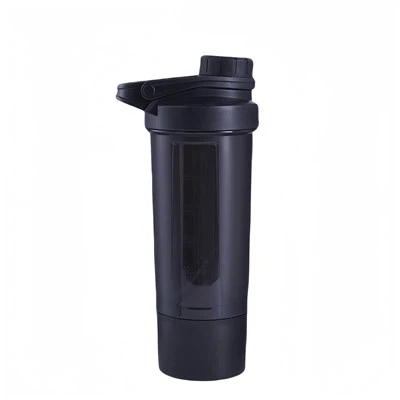 Deyò transparan kolore Pwoteyin Shaker boutèy