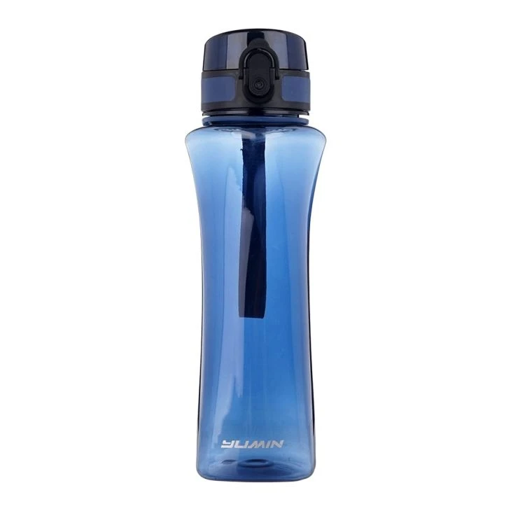 Colorful Flip Lid Plastic Sports Water Bottle